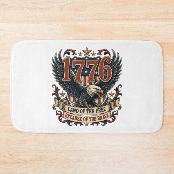 Item preview, 1776 Land Of The Free , Made In The Usa, 4th Of July, Republican designed and sold by vintagearttee.