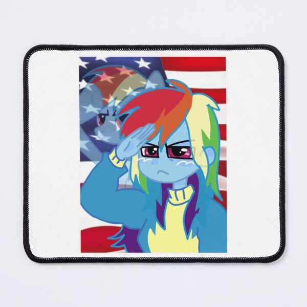 Item preview, Rainbowdash Double American Salute designed and sold by dashareilly.
