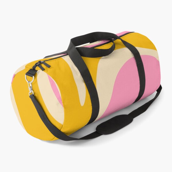 Item preview, Colorful Retro Abstract Smooth Contours Pink Green Mustard designed and sold by kierkegaard.