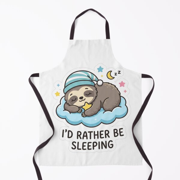 Item preview, I'd Rather Be Sleeping Cute Sloth Sticker designed and sold by PremVerse.