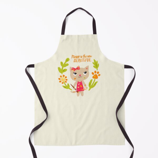 Item preview, Messy Is the New Beautiful - Cat Artist Painter designed and sold by Mandy Porta LLC.