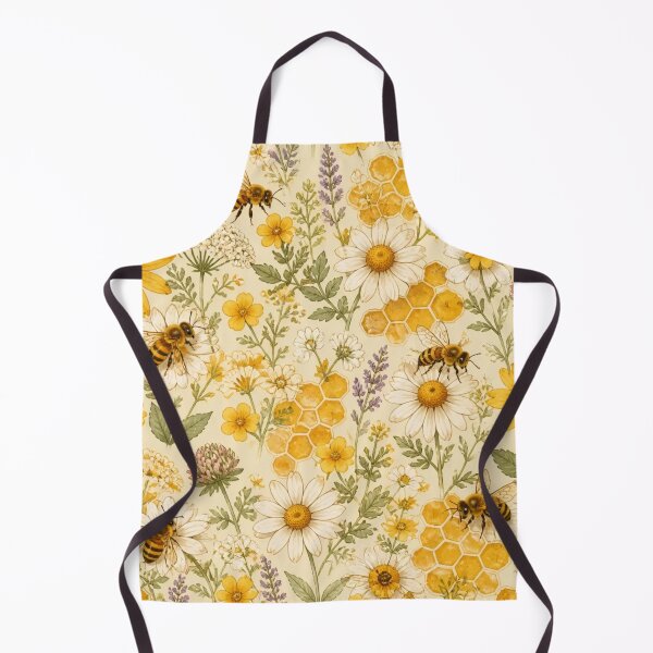 Item preview, Honey Bee Wildflower Cottage Pattern designed and sold by StickyGuys.