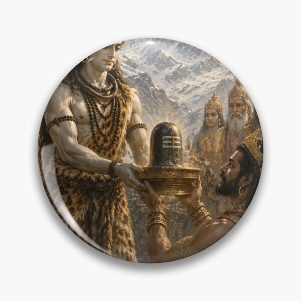 Item preview, Lord Ganesha and Ravana – The Sacred Atma Linga Series. The Greatest Divine Gift – Lord Shiva Grants the Sacred Atma Linga designed and sold by Homyar.