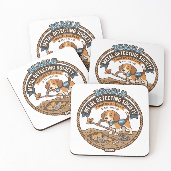 Item preview, Beagle Metal Detecting Society Treasure Hunter Finder designed and sold by PictoVibe.