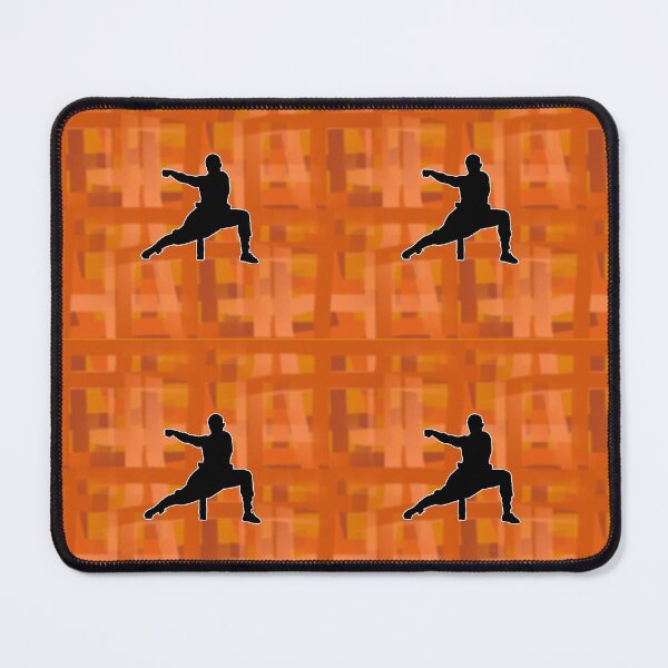 Item preview, Pattern - Orange Weave with Shaolin Master designed and sold by ZepoPublishing.