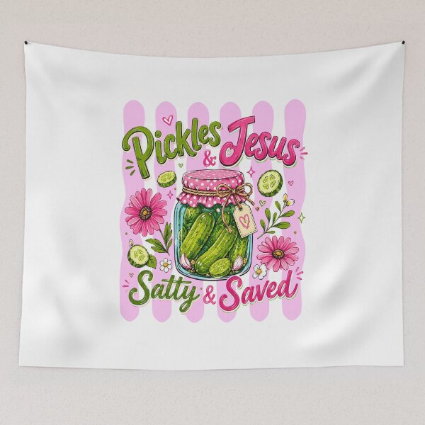 Item preview, Pickles Jesus and Salty And Saved designed and sold by vintagearttee.