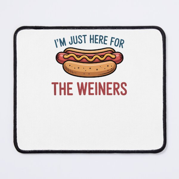 Item preview, I'm Just Here For Weiners 4th July Hot Dog Sausage designed and sold by sailorjessiArt.