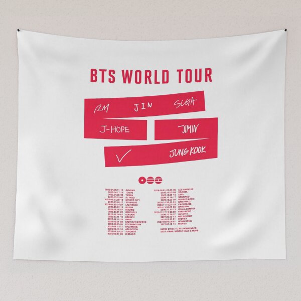 Item preview, ARIRANG BTS WORLD TOUR SCHEDULE designed and sold by Whatnott.