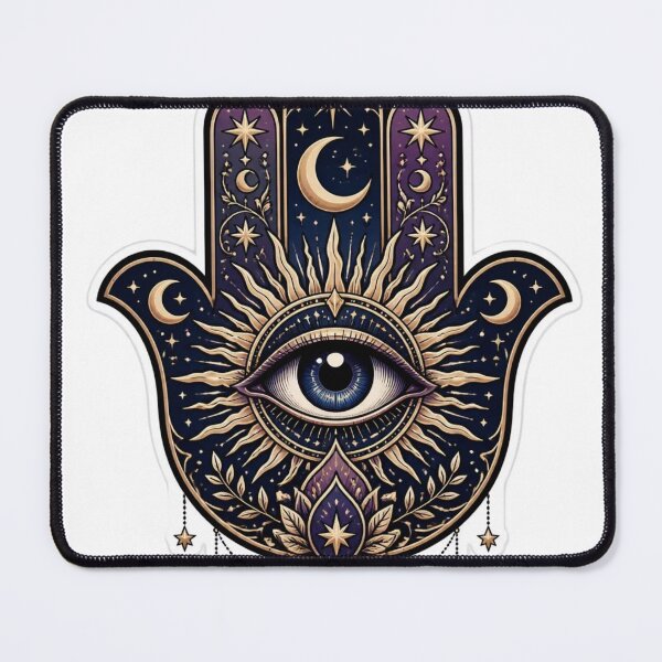 Item preview, Mystic Eye Celestial Hamsa Emblem designed and sold by StickyGuys.