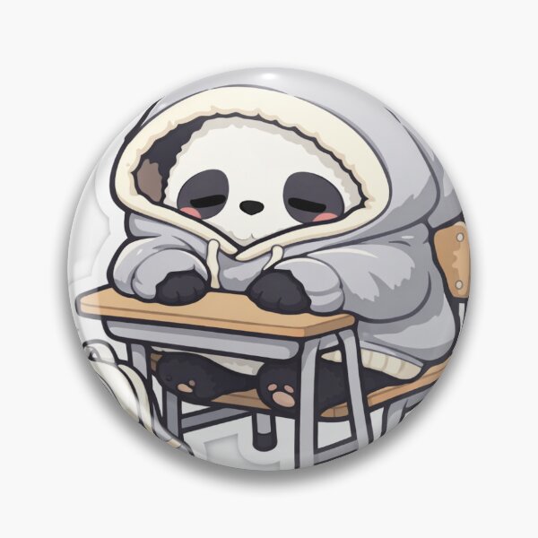 Item preview, Cozy Panda Sticker Kawaii College Aesthetic for Students & Hoodie Lovers designed and sold by CutePrintCorner.