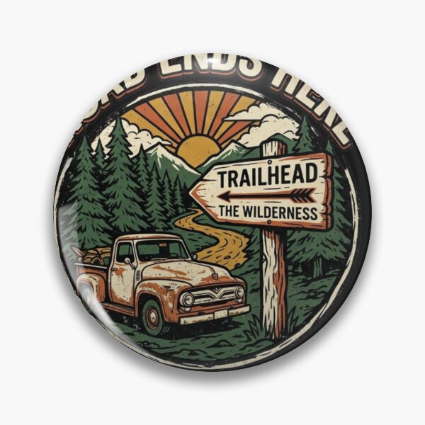 Item preview, Road Ends Here designed and sold by Stickersdevelop.