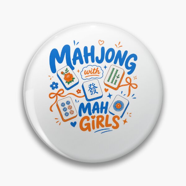 Item preview, Mahjong Mah Girls, Funny Game designed and sold by vintagearttee.