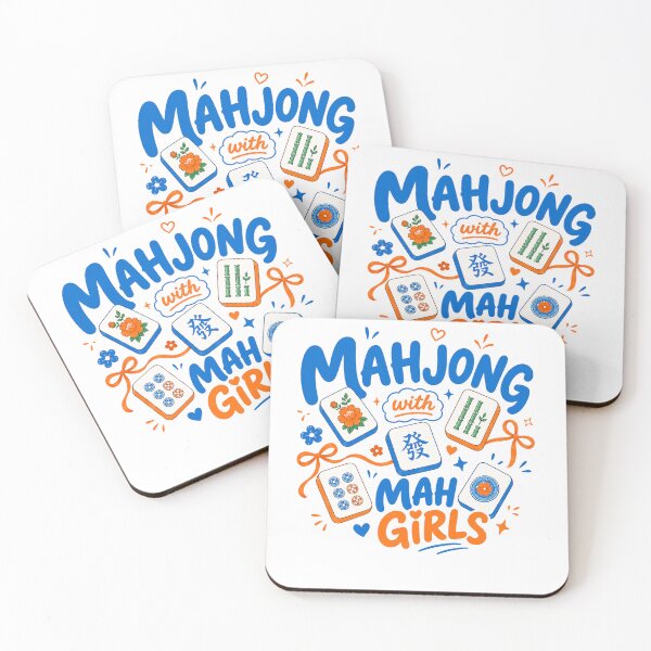 Item preview, Mahjong Mah Girls, Funny Game designed and sold by vintagearttee.