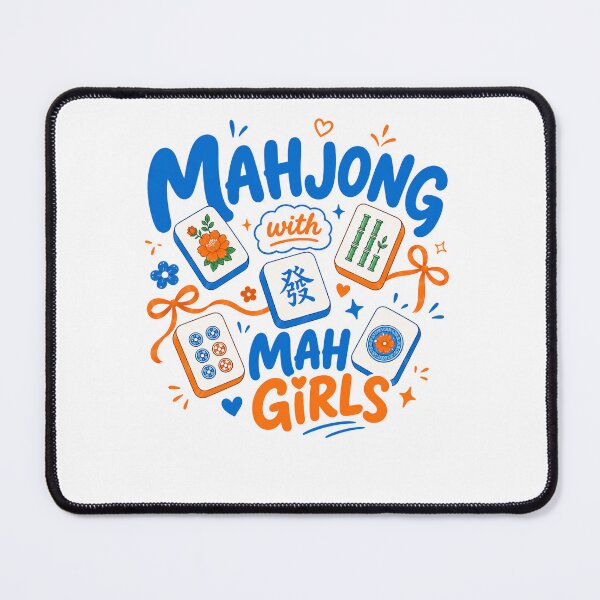 Item preview, Mahjong Mah Girls, Funny Game designed and sold by vintagearttee.