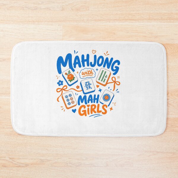 Item preview, Mahjong Mah Girls, Funny Game designed and sold by vintagearttee.
