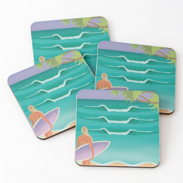 Item preview, Australian surf girl  designed and sold by palmandpaper.