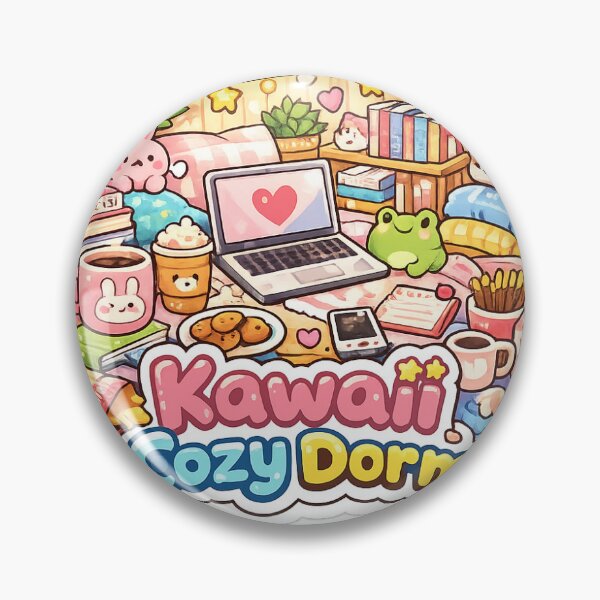 Item preview, Dorm Room Sticker Kawaii College Room Aesthetic for Students & Study Lovers designed and sold by CutePrintCorner.