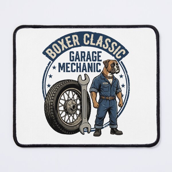 Item preview, Boxer Classic Garage Mechanic Vintage Car Wrench designed and sold by PictoVibe.