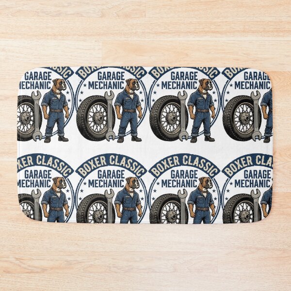 Item preview, Boxer Classic Garage Mechanic Vintage Car Wrench designed and sold by PictoVibe.