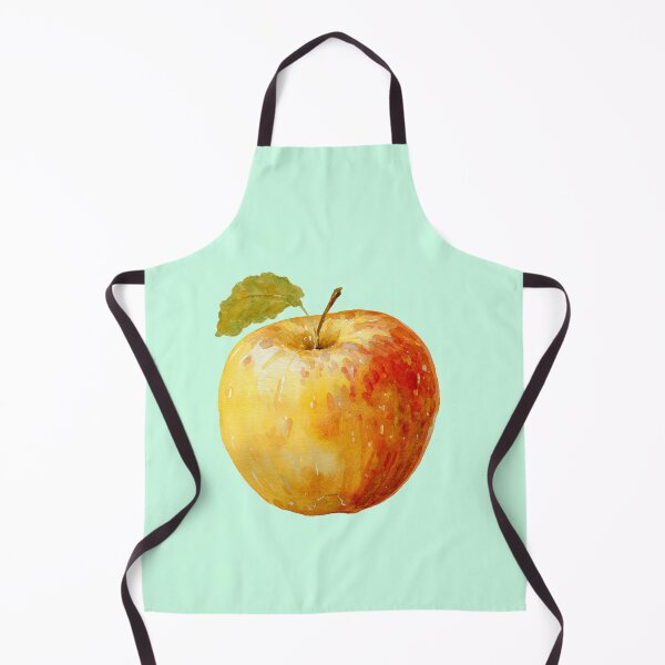 Item preview,  Watercolor Apple with Green Leaf designed and sold by SweetLilith.