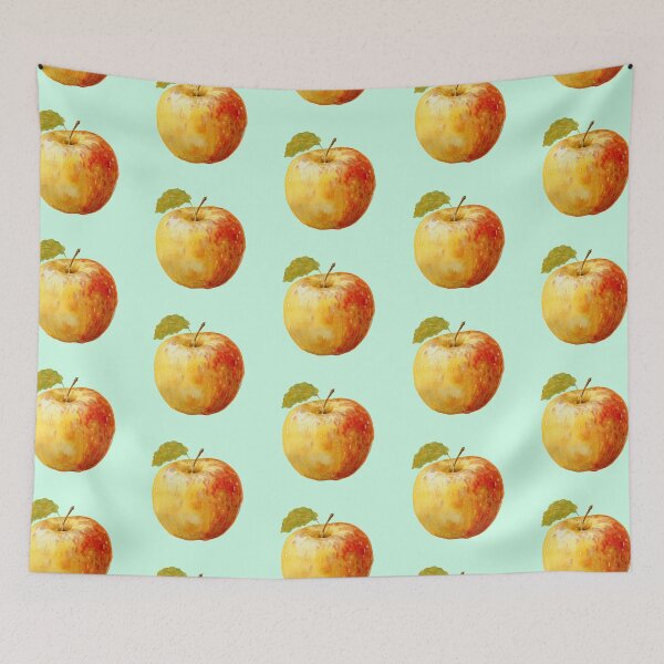 Item preview,  Watercolor Apple with Green Leaf designed and sold by SweetLilith.