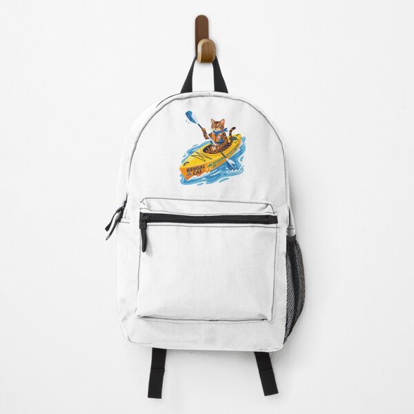 Item preview, Bengal Cat Kayaking Expedition River Rapid Paddle designed and sold by PictoVibe.