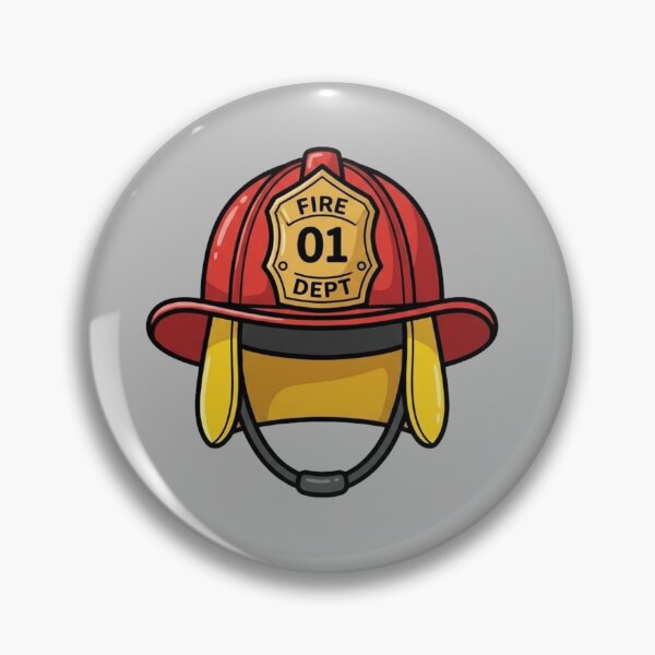 Item preview, Firefighter Helmet Sticker designed and sold by Theproxmrt.