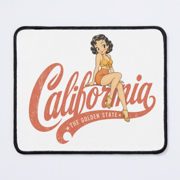 Item preview, Retro California Golden State Pinup designed and sold by castillomiami.
