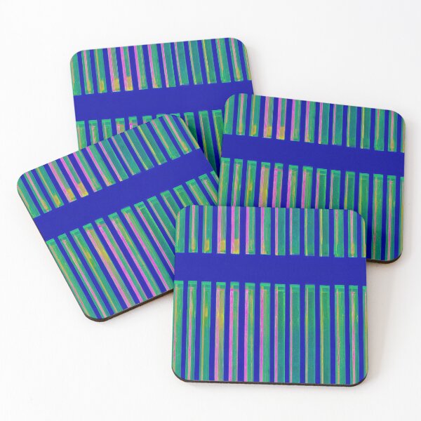 Item preview, Neon Bar Stripe Grid designed and sold by bubblegoth.