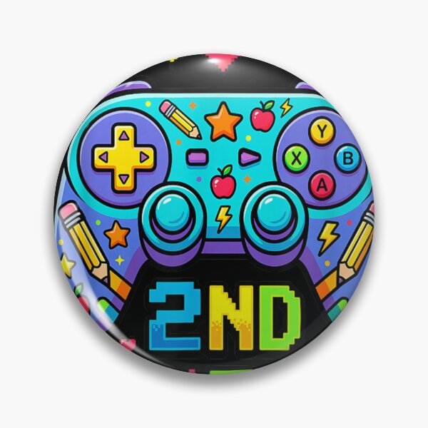 Item preview, Leveling Up to 2nd Grade Back to School Video Game Conroller  designed and sold by kotastiart.