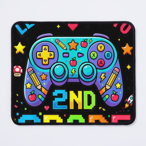 Item preview, Leveling Up to 2nd Grade Back to School Video Game Conroller  designed and sold by kotastiart.