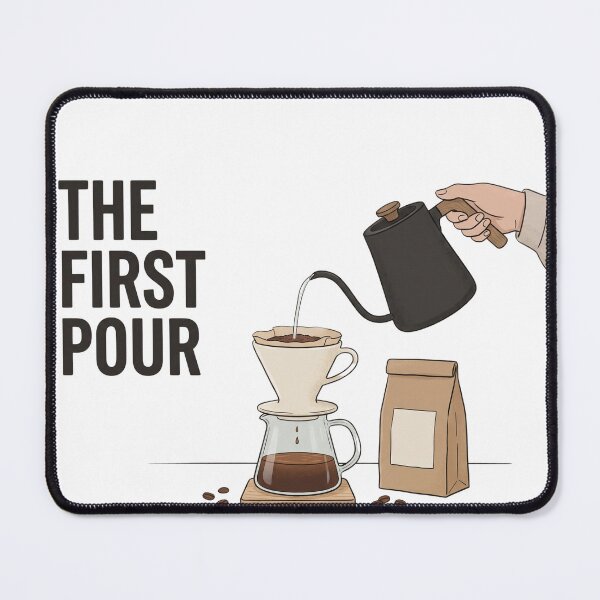 Item preview, The First Pour – Pour Over Coffee  designed and sold by ERVNR.