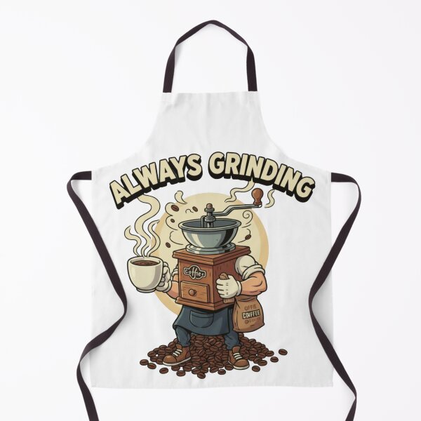 Item preview, Always Grinding, Coffee Love designed and sold by AmpItUp.