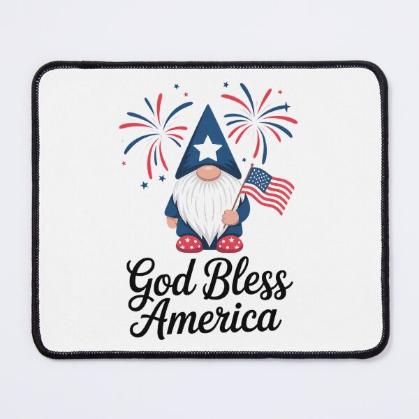 Item preview, Patriotic Gnome God Bless America  designed and sold by sailorjessiArt.