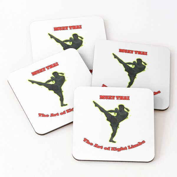 Item preview, Muay Thai The Art of Eight Limbs - High Kick Silhouette Design designed and sold by Ponsak.