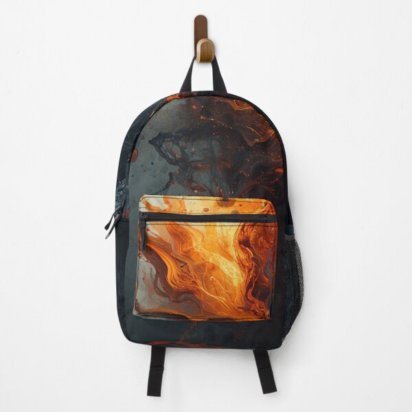 Item preview, Adversarial | Fire vs Shadow | Abstract AI Conflict Graphic T-Shirt designed and sold by Vvmd.