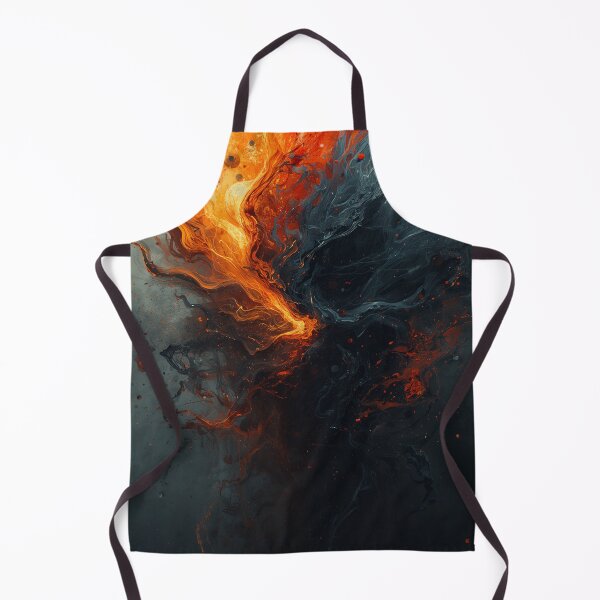 Item preview, Adversarial | Fire vs Shadow | Abstract AI Conflict Graphic T-Shirt designed and sold by Vvmd.