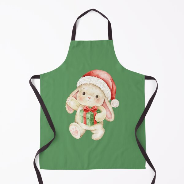 Item preview, Christmas Bunny Holding Gift Box designed and sold by eves_aquadreams.