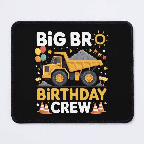 Item preview, Big Brother Birthday Crew Matching Construction B-day Boy designed and sold by sailorjessiArt.