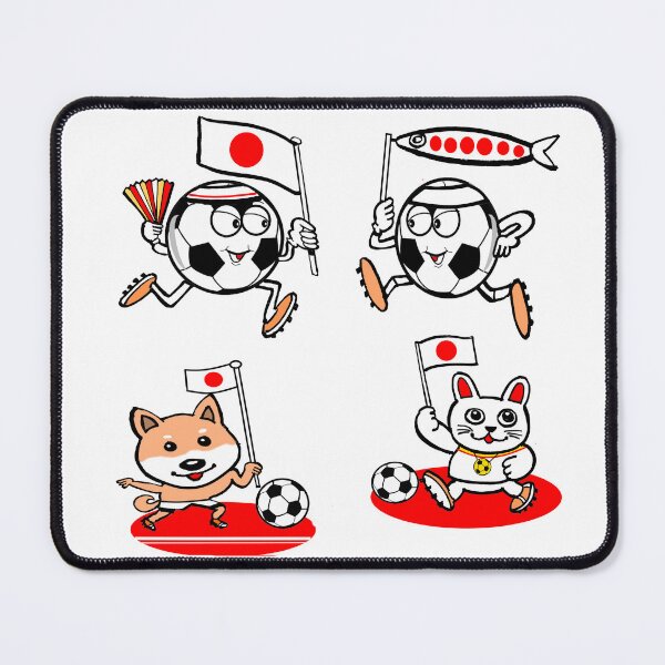 Item preview, Funny Japan Soccer Cartoon Character Sticker Sheet designed and sold by Al Benge.