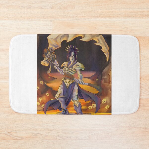 Item preview, Bone Scythe Undead Warrior Dark Fantasy Art designed and sold by MythosAndMirth.