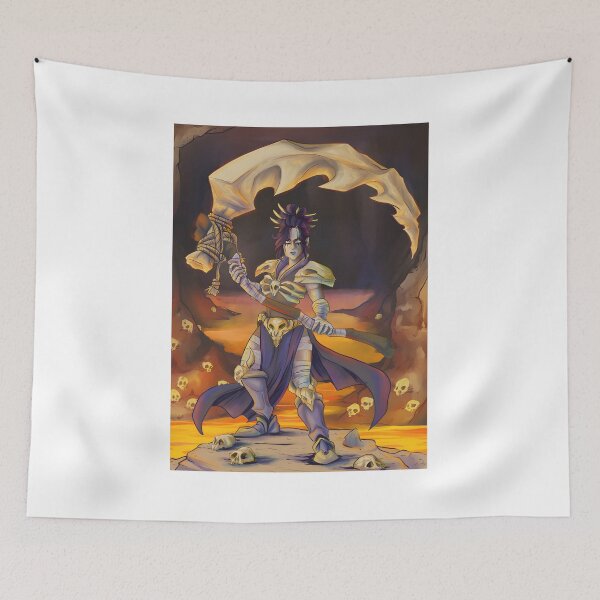 Item preview, Bone Scythe Undead Warrior Dark Fantasy Art designed and sold by MythosAndMirth.