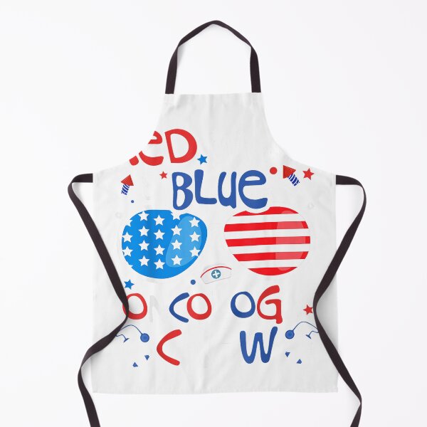 Item preview, 4th of July Red White Blue Oncology Crew Patriotic Nurse T-Shirt designed and sold by Juvestore24.