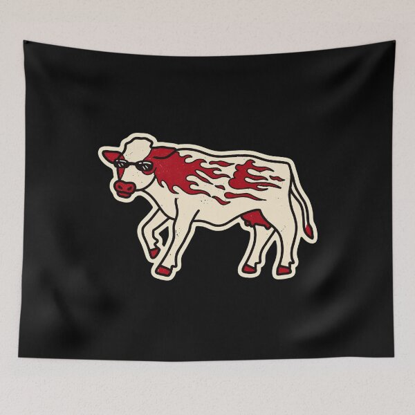 Item preview, Flame Cow Vinyl designed and sold by DeeOumashu.