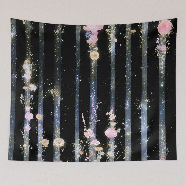 Item preview, Celestial Floral Night Garden designed and sold by bubblegoth.