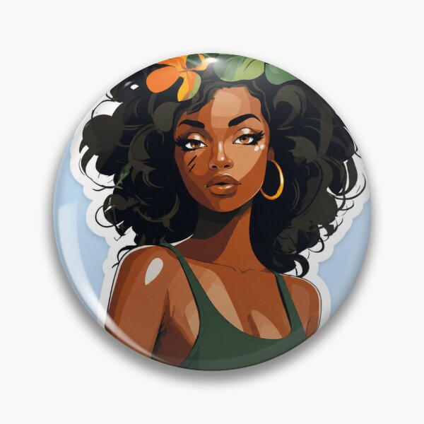 Item preview, Sassy black woman sticker  designed and sold by StickerBloomCo.