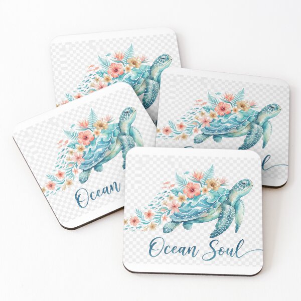 Item preview, Ocean Soul" Watercolor Turtle designed and sold by Bossygraphicske.