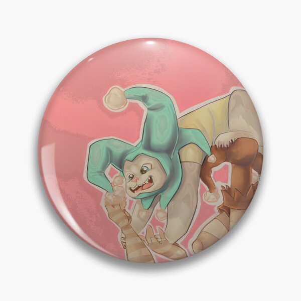 Item preview, Whimsical Acrobat Jester and Cat Fantasy Illustration designed and sold by MythosAndMirth.
