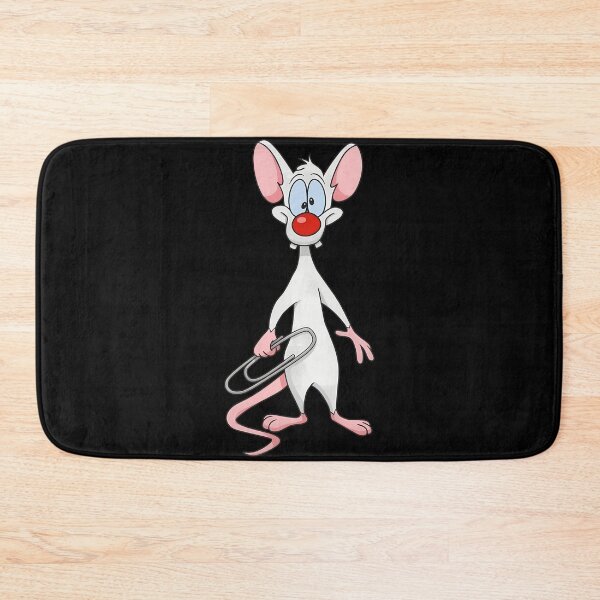 Item preview, White Cartoon Rodent with Huge Paperclip designed and sold by ileknitilec.