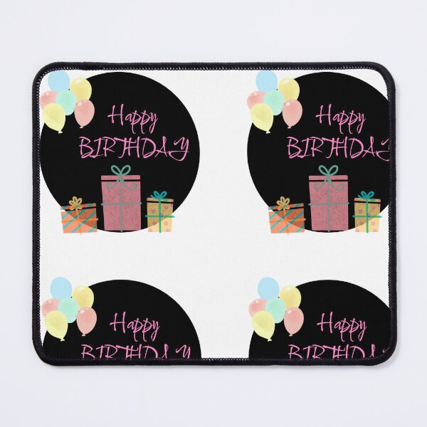 Item preview, Minimal Happy Birthday Typography Design designed and sold by Swati's Digital Den.